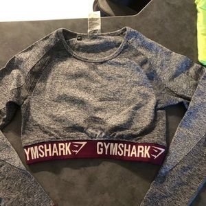 Women’s gymshark long sleeve flex crop top